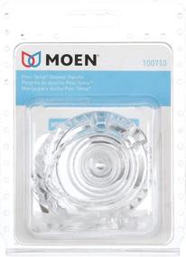 img 1 attached to 🚿 Moen 100710 Posi-Temp Tub and Shower Replacement Knob Handle Kit, White and Chrome Insert