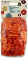 🧵 outrageous orange hand-dyed buttons - 5.5 oz - buttons galore logo