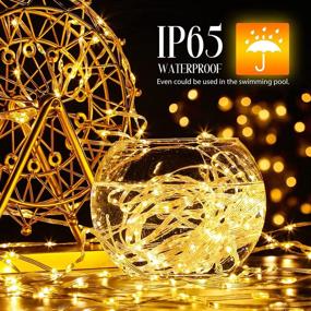 img 2 attached to 🎄 Areker IP65 Waterproof 82ft 500LED Fairy Lights: Ultra Bright Rustproof Christmas Rope Lights - Warm White, Perfect for Xmas Tree Party Wedding Decor