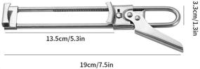 img 1 attached to Adjustable Multifunctional Stainless Gripper Breakfast