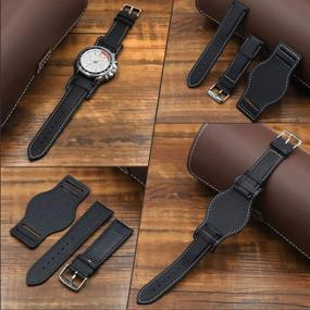 img 3 attached to 🕰️ Vintage Genuine Leather Men's Watches by Onthelevel