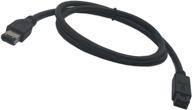 cgtime clear firewire cable black logo