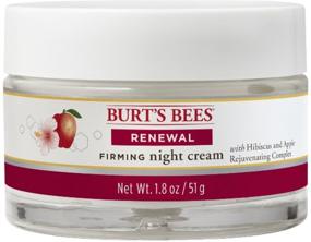 img 1 attached to 🌙 Burts Renewal Night Firming Cream, 1.8oz – Boost Your Skin's Renewal and Firmness