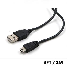 img 1 attached to 📷 High-performance 3FT Camera USB Cable for Canon PowerShot/Rebel/EOS Nikon UC-E4 Cameras/Vixia Camcorders: IFC-400PCU Interface Charge Replacement Computer Cable with Mini USB Charger Cord