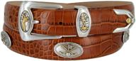 bayside italian calfskin leather designer men's accessories for belts logo