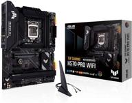 asus tuf gaming h570-pro wifi 6 lga1200 atx игровая материнская плата (intel 11th / 10th gen, pcie 4.0, wifi 6, 2.5gb lan, 3xm.2 слоты, 8+1 power stages, type-c front panel connector, поддержка thunderbolt 4) логотип