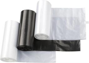 img 4 attached to 🗑️ 75 Counts of Nicesh Small Trash Bags - 1.6 Gallon (Black, Clear, and White)