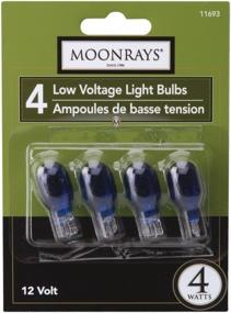 img 1 attached to 🌙 Moonrays Wedge 4 Pack - 11693 4 Watt