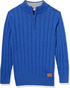 img 2 attached to Kid Nation Pullover Placket Sweater Boys' Clothing : Sweaters