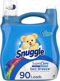 img 4 attached to 🌊 Snuggle SuperCare Liquid Fabric Softener: Sea Breeze, 95 oz - 90 Loads for Ultimate Softness and Freshness