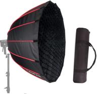 laofas 35inch 90cm d90a deep parabolic softbox: quick-setup, quick-folding in 1 minute - compatible with aputure100d, 100x, 200d, 200x, godox sl-60w, fv150, fv200, ad300pro, ad400pro, ad600bm, and other bowens mount lights logo