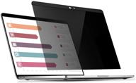 улучшенный магнитный конфиденциальный фильтр для экрана ноутбука macbook pro 13'' - защищайте свою конфиденциальность и блокируйте синий свет с защитной крышкой для веб-камеры для macbook pro 13'' (2016–2020) логотип