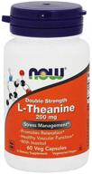 🌿 now foods l-theanine 200мг 60 растительных капсул - набор из 2: улучшенное имя продукта, оптимизированное для поисковой системы логотип