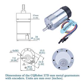 img 3 attached to CQRobot Ocean 6V 3W 26RPM 32 Oz and 12V 6W 52RPM 63 Motor: Efficient Power and Rotation for Deep-Sea Adventures