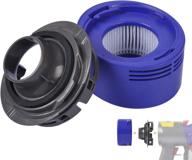 🔧 enhance your vacuum cleaning experience with keetidy post hepa filter replacement & motor cover compatible with dyson v8 v7 motorhead car+boat trigger cord-free cordless stick vacuum cleaners – upgrade now! logo