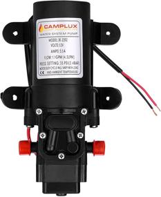 img 4 attached to 🚐 Camplux 12V Water Pump 35PSI DC 1.2GPM 4.3LPM Diaphragm for Caravan, RV, Marine, and Fishing Boat