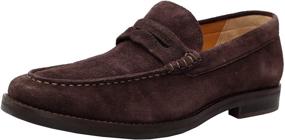 img 3 attached to Men's Sperry Exeter Suede Penny Loafers - Stylish and Comfortable Footwear