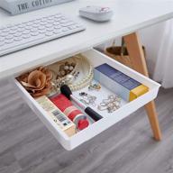 🗄️ boviagom self-adhesive pop-up hidden under desk drawer: the ultimate extra large organizer for home office and school desks логотип