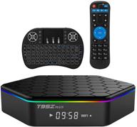 next-level entertainment: t95z plus android 7.1.2 tv box with octa-core, 2g+16g, dual-band wi-fi, lan, 4k uhd, bt4.0 - includes mini wireless keyboard & remote logo