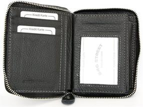 img 3 attached to Genuine Leather Wild Zip Around Wallet: Stylish and Functional!