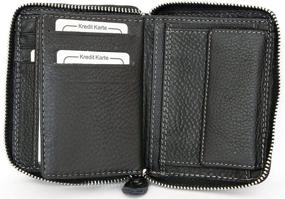 img 1 attached to Genuine Leather Wild Zip Around Wallet: Stylish and Functional!