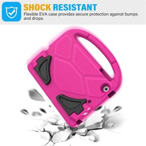 img 1 attached to SUPLIK iPad Mini 1/2/3 for Kids: Shockproof Protective Cover with Handle Stand, Pink