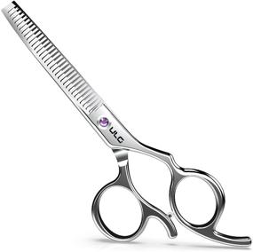 img 4 attached to 💇 ULG Hair Thinning Scissors - Professional Barber Shears for Precise Haircutting and Texturizing - 6.5 inch Japanese Stainless Steel Blades for Home Salon and Hairdressing