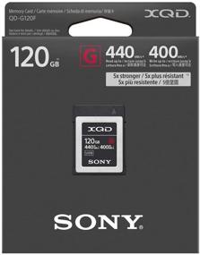 img 1 attached to 💾 Профессиональная карта памяти Sony XQD G серии на 120 ГБ (Модель QD-G120F/J)