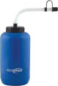 img 3 attached to 🥤 35.5 Oz. Pro Impact Squeezable Plastic Water Bottle with Long Straw and Spray Cap - BPA Free | Ideal for Boxing, Hockey, Lacrosse, Baseball, Gym, Yoga, Sports, Cycling, Football