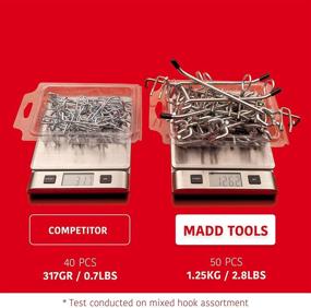 img 1 attached to 🔧 Maximize Organization with MADD TOOLS Pegboard Attachments and Accessories