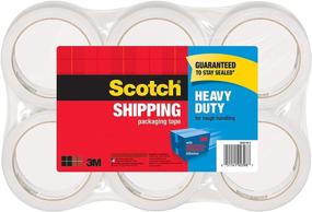 img 4 attached to 📦 Premium Scotch Shipping Packaging: 6 Rolls of 3850 6 – Efficient and Reliable Shipping Solution