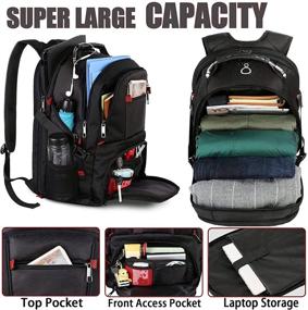 img 3 attached to Business-Resistant Backpack with Charging Compatibility