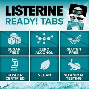 img 3 attached to 🌬️ Listerine Ready! Tabs Chewable Tablets: Revolutionary 4-Hour Fresh Breath + On-the-Go Bad Breath Fighter, Clean Mint Flavor - 72 CT