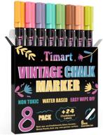 8 упаковок жидких меловых маркеров timart логотип