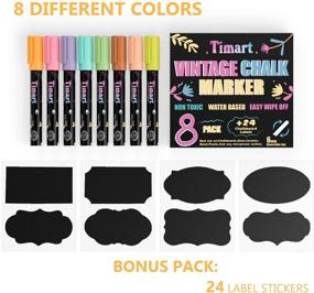 img 2 attached to TIMART 8 Pack Liquid Chalk Markers