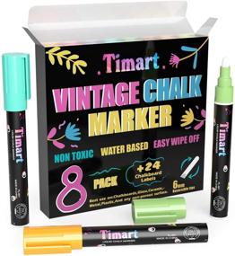 img 3 attached to TIMART 8 Pack Liquid Chalk Markers