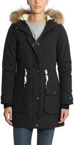 img 4 attached to AVANZADA Thickened Overcoat Removable Black XL