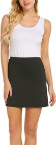 img 1 attached to Ekouaer Women's Lightweight Skort for Running, Tennis, Golf & Sports Performance