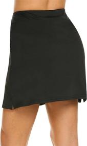 img 2 attached to Ekouaer Women's Lightweight Skort for Running, Tennis, Golf & Sports Performance