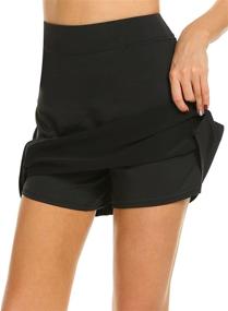 img 3 attached to Ekouaer Women's Lightweight Skort for Running, Tennis, Golf & Sports Performance