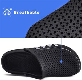 img 2 attached to VONMAY Breathable Lightweight Slippers Waterproof Men's Shoes