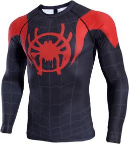 img 3 attached to Spider Man Spider Verse Compression Shirt Medium