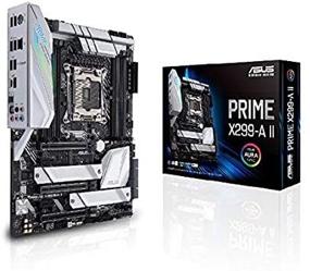 img 4 attached to 💻 Asus Prime X299-A II ATX Motherboard (Intel X299) LGA 2066, 12 IR3555 Power Stages, DDR4 4266 MHz, Triple M.2, USB 3.2 Gen 2 Type-C, Intel LAN with Aura Sync RGB Lighting