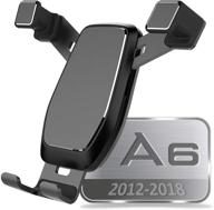 ayada phone holder compatible with a6 a7 c7 4g: gravity auto lock, stable without jitter - upgrade design for s6 s7 avant 2012-2018 logo