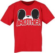 disney matching family collection mickey mouse brother boys t-shirt: unite the siblings! logo