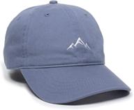 🏔️ mountain dad hat by outdoor cap - unstructured soft cotton cap logo