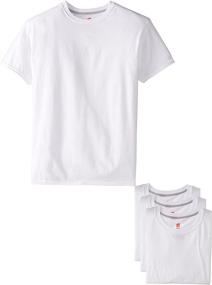 img 1 attached to 👕 Hanes Ultimate FreshIQ T-Shirt 4-Pack