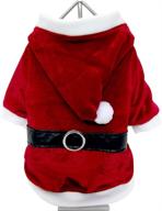 🎅 foufou dog reversible santa and reindeer suit in x-large size логотип