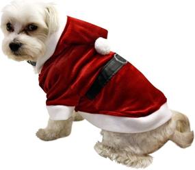 img 3 attached to 🎅 FouFou Dog Reversible Santa and Reindeer Suit in X-Large Size