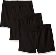 🩳 hanes little girls jersey shorts: activewear for girls logo